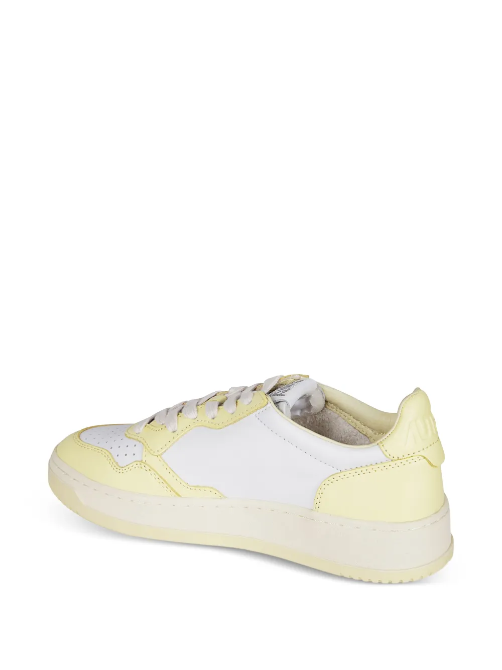 Autry Leren sneakers met vlakken Wit