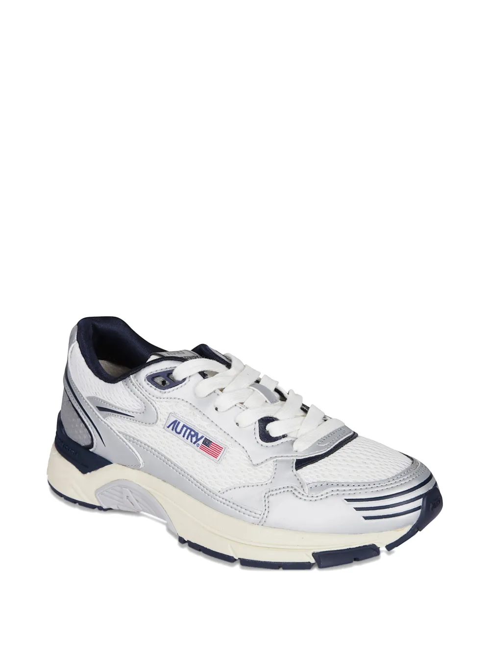 Autry mesh-panel sneakers - Wit