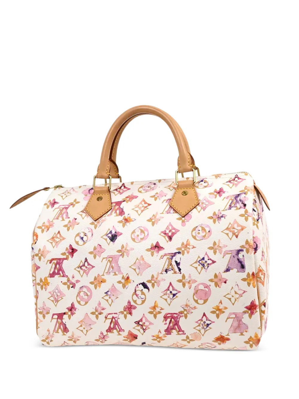 Louis Vuitton Pre-Owned Borsa a mano Speedy Monogram 30 2008 - Bianco