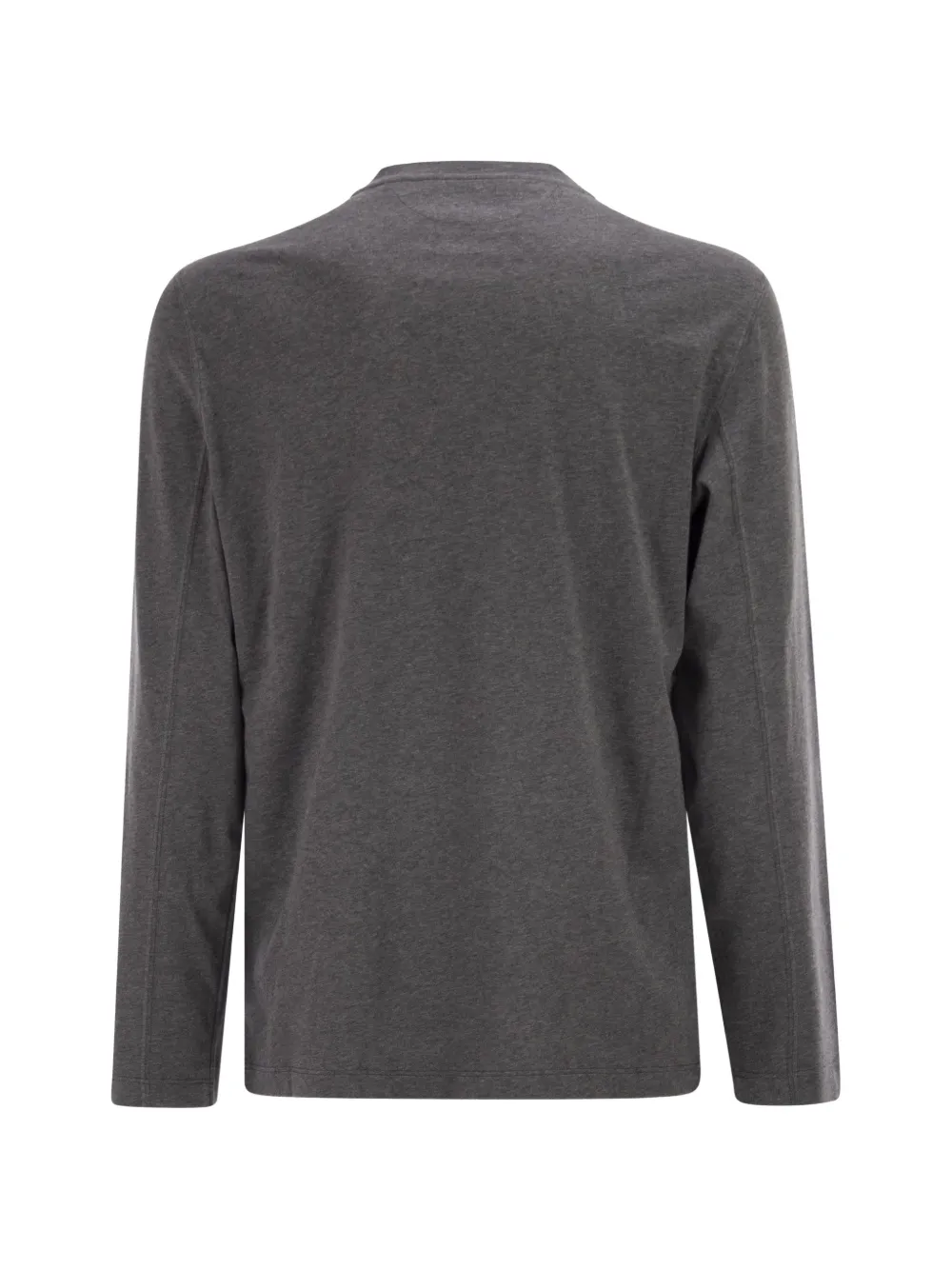 Brunello Cucinelli long-sleeves crew-neck T-shirt - Grijs