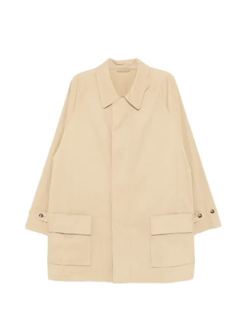 CROQUIS collared single-breasted coat