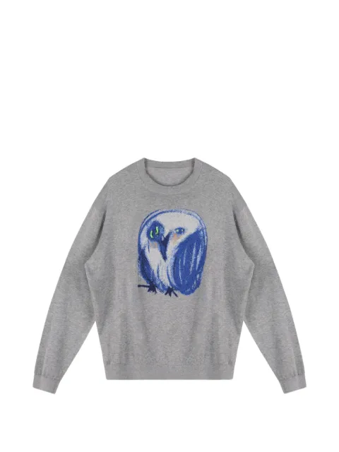 JNBY top con pájaro bordado