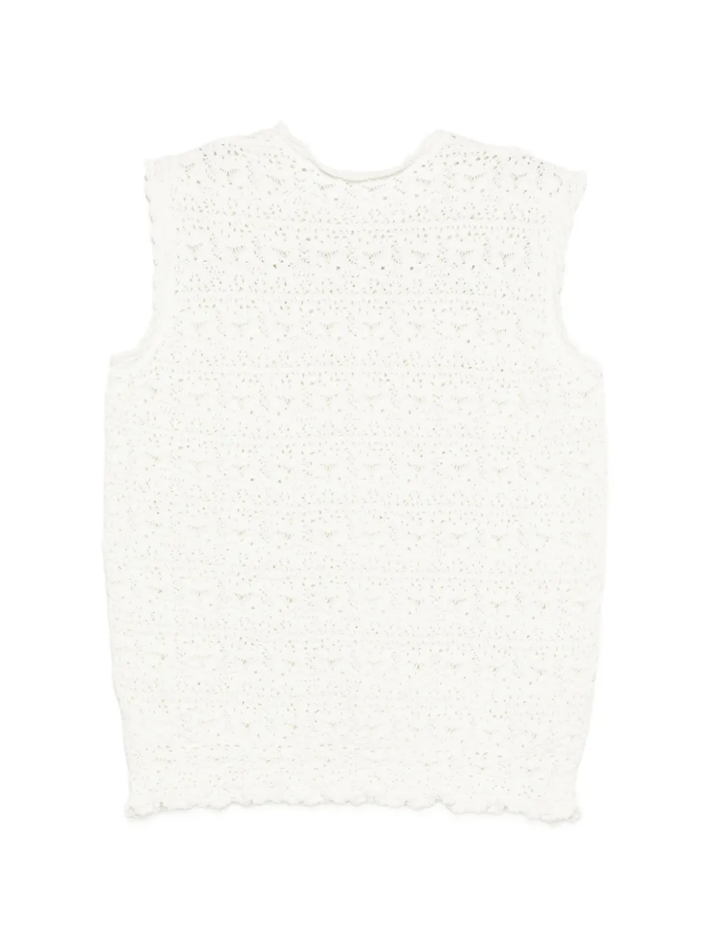 JNBY Vest met jacquard Wit