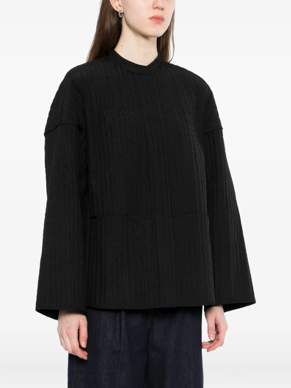  Less Silk Padded Jacket - Black 
