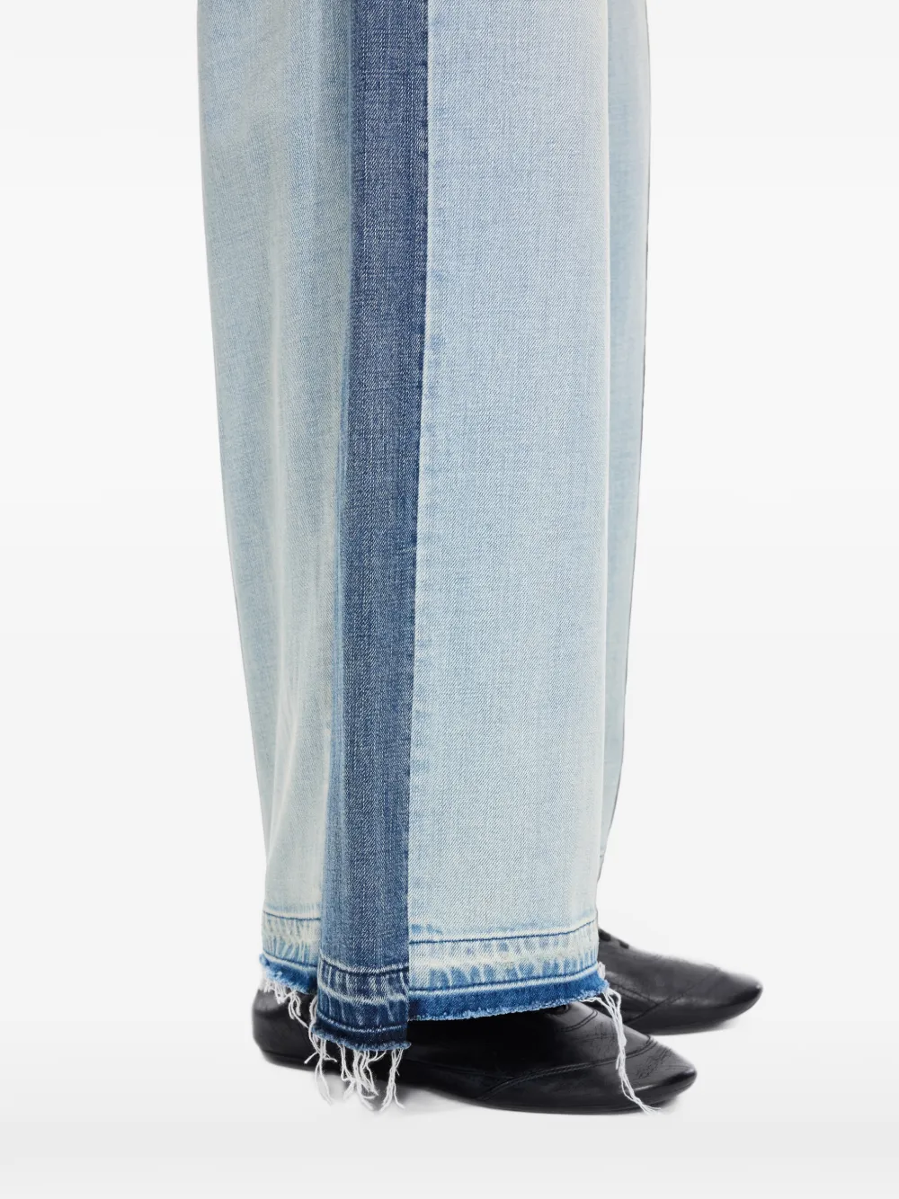 JNBY Jeans met wijde pijpen Blauw