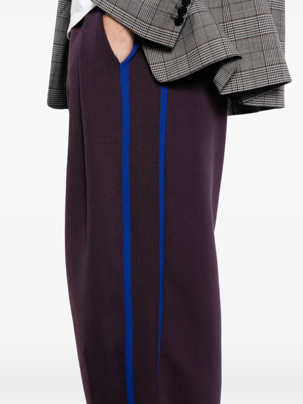 CROQUIS Oversized stretch broek Paars