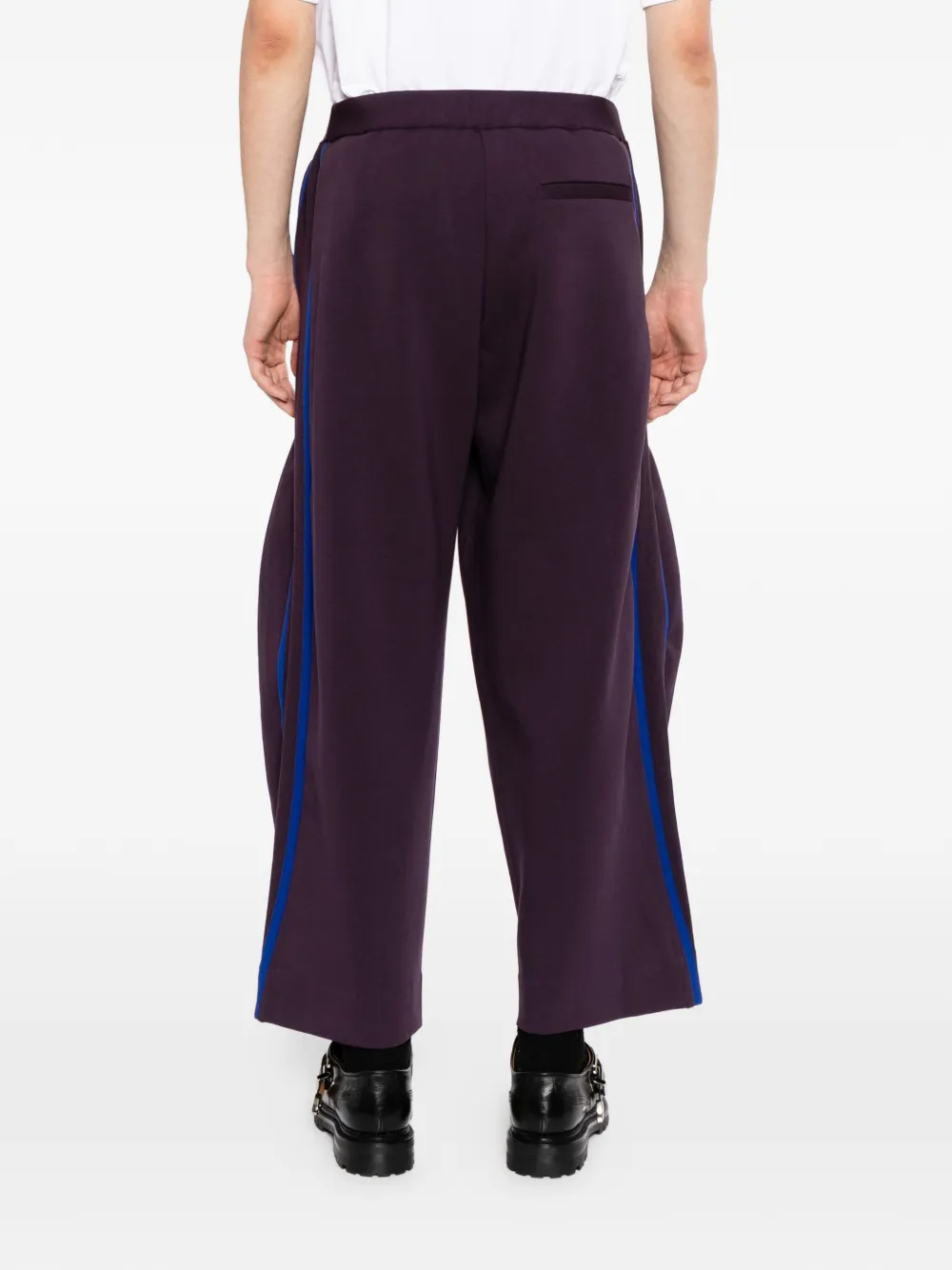 CROQUIS Oversized stretch broek Paars