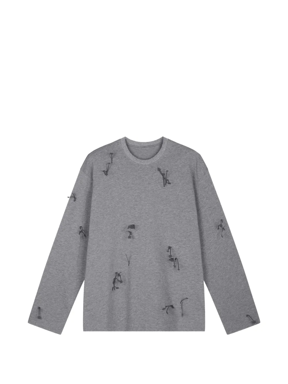 JNBY T-shirt met applicatie Grijs