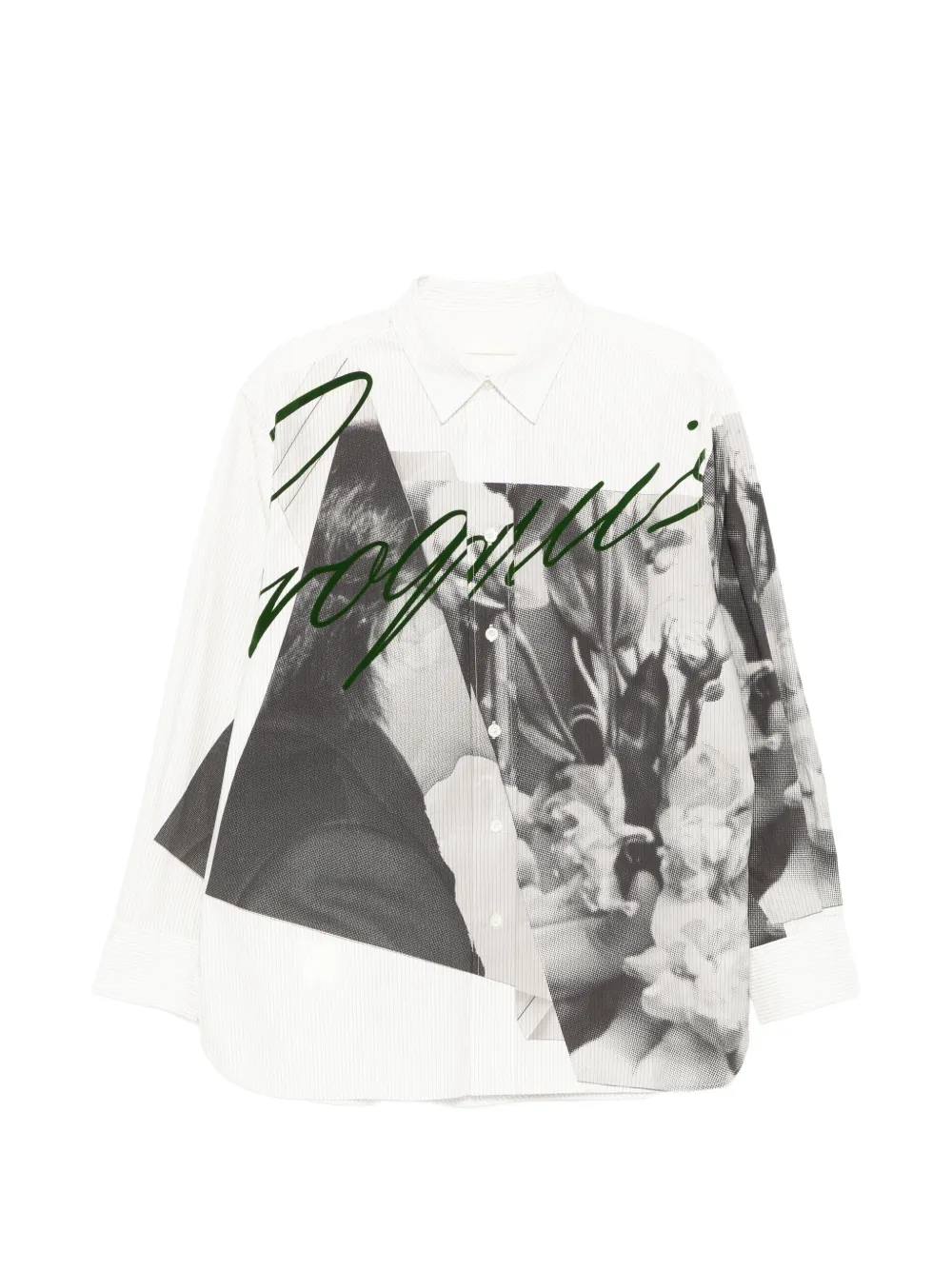 CROQUIS Camicia con stampa grafica - Bianco