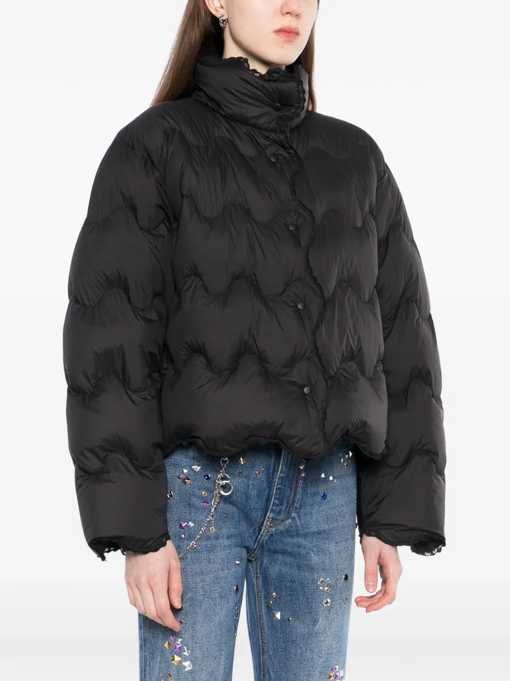 Wave-Quilted Jacket