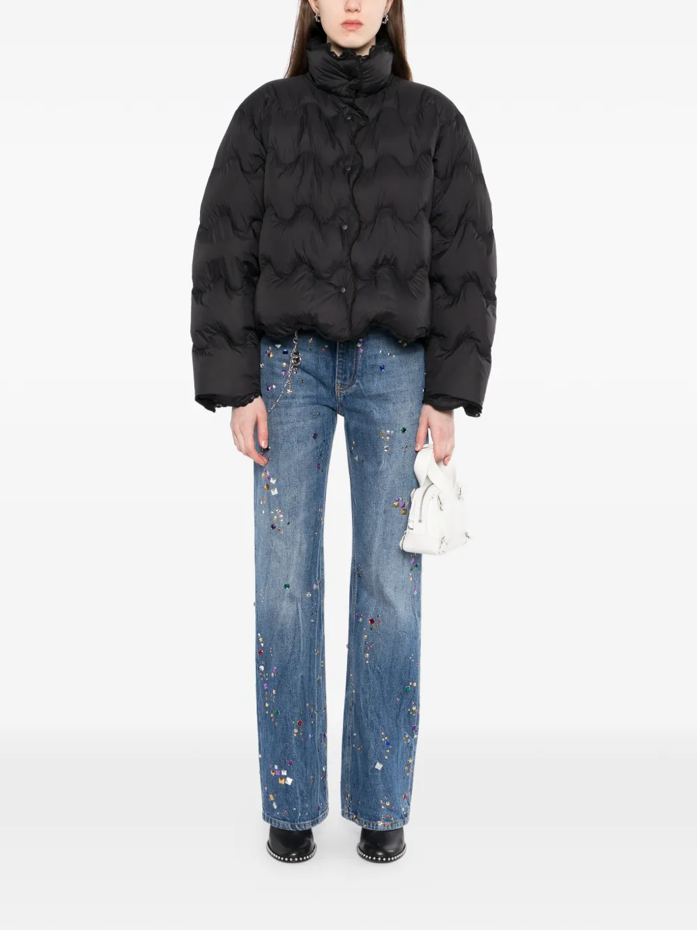 Wave-Quilted Jacket
