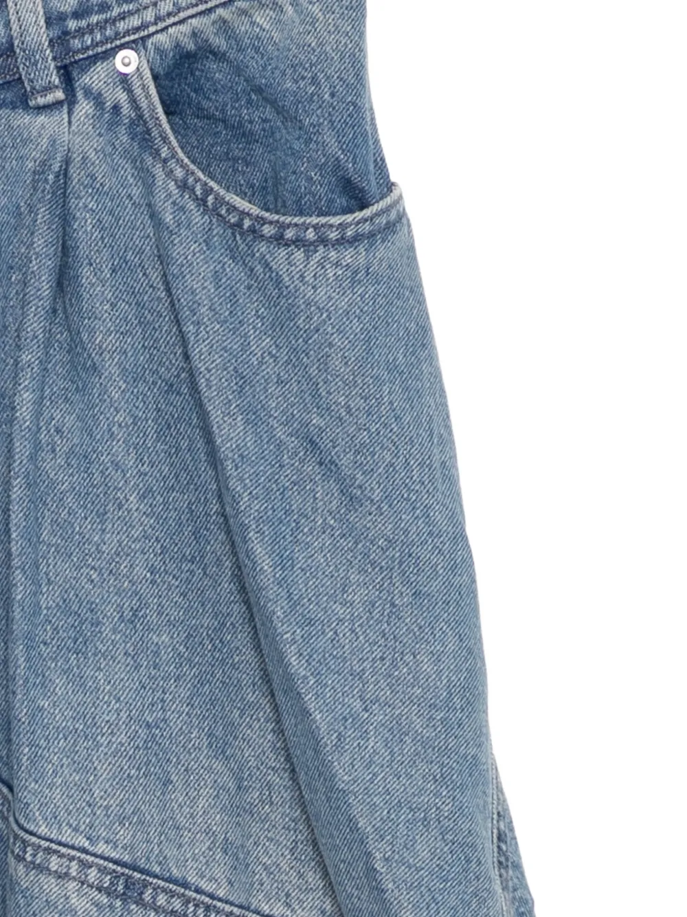 CROQUIS Jeans met pijldetail Blauw