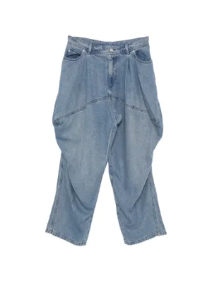 Junya Watanabe MAN acid-wash Bootcut Jeans | Blue | FARFETCH
