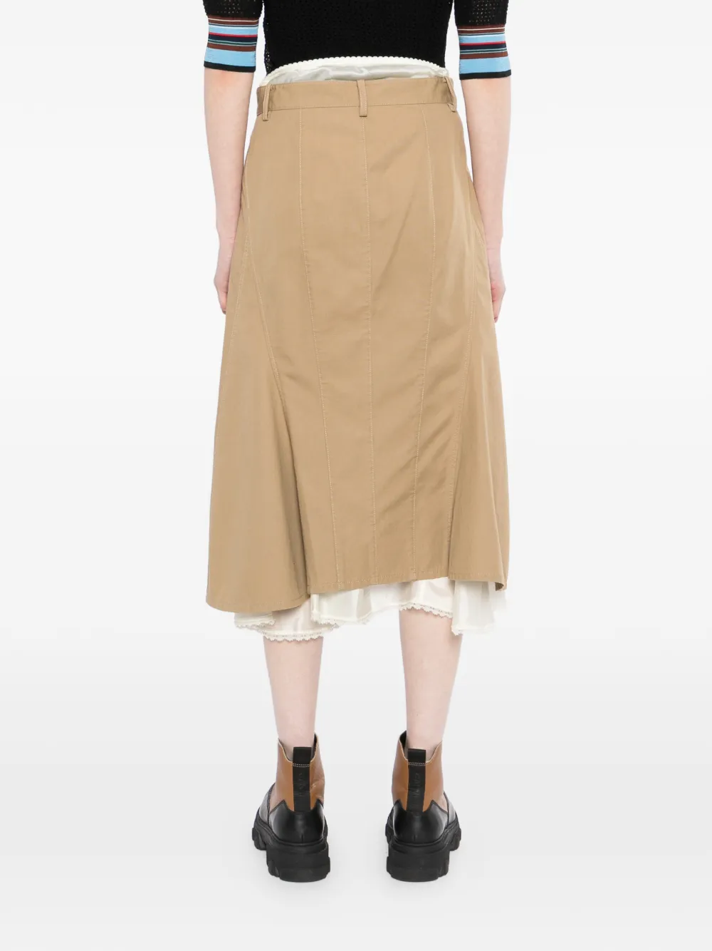 JNBY Gelaagde midi-rok Beige