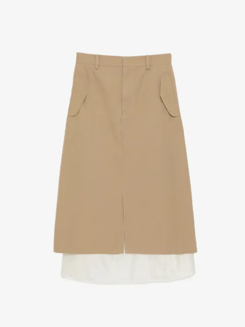 JNBY falda midi a capas