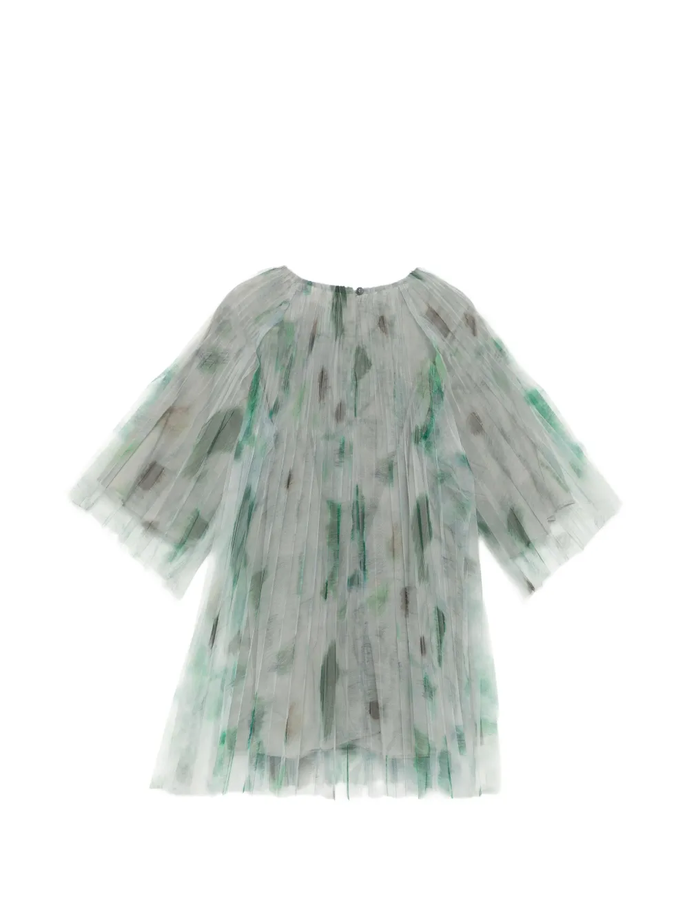 jnby by JNBY Geplooide jurk met print Wit