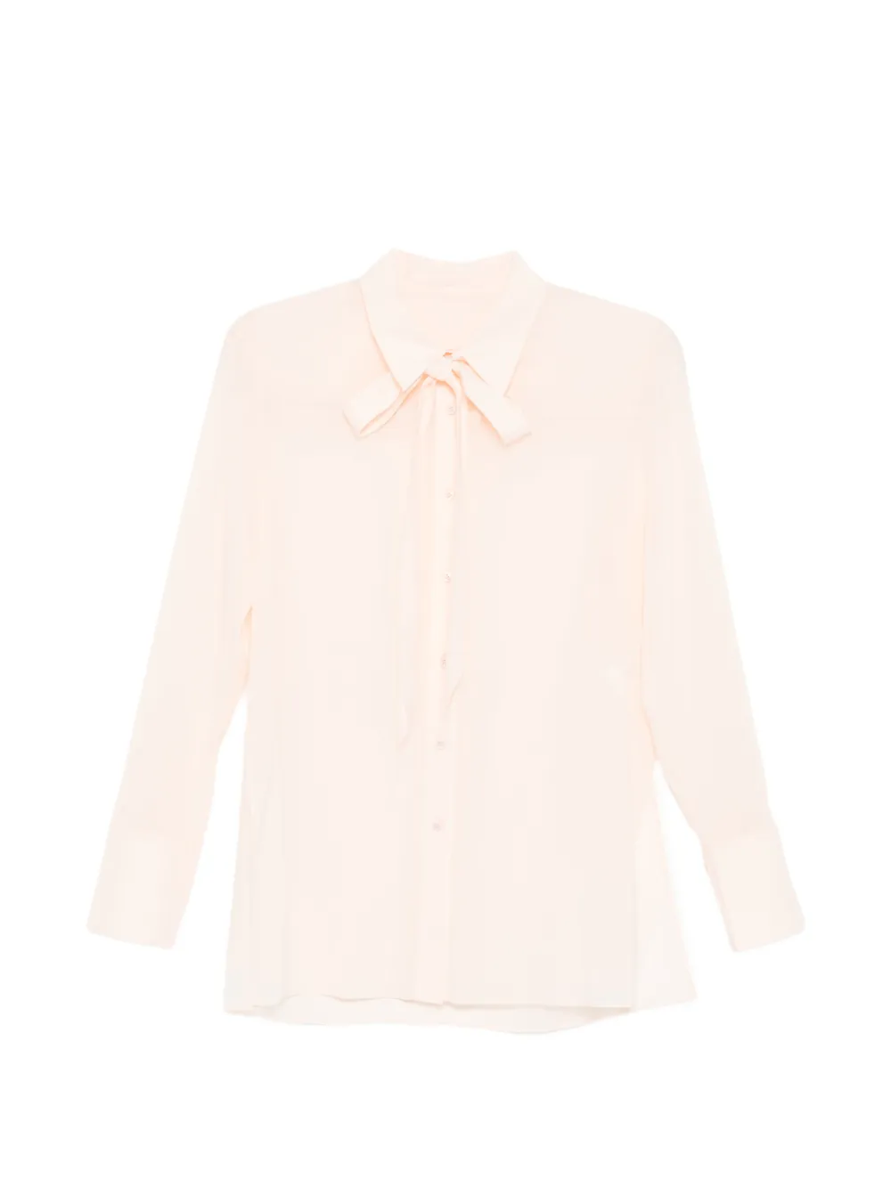 Less Sheer Shirt In Neutral