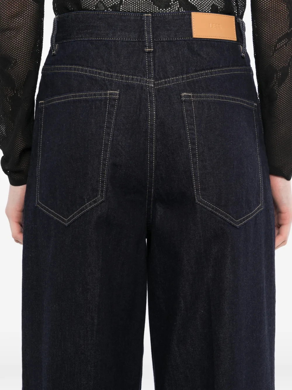 LESS Straight jeans Blauw