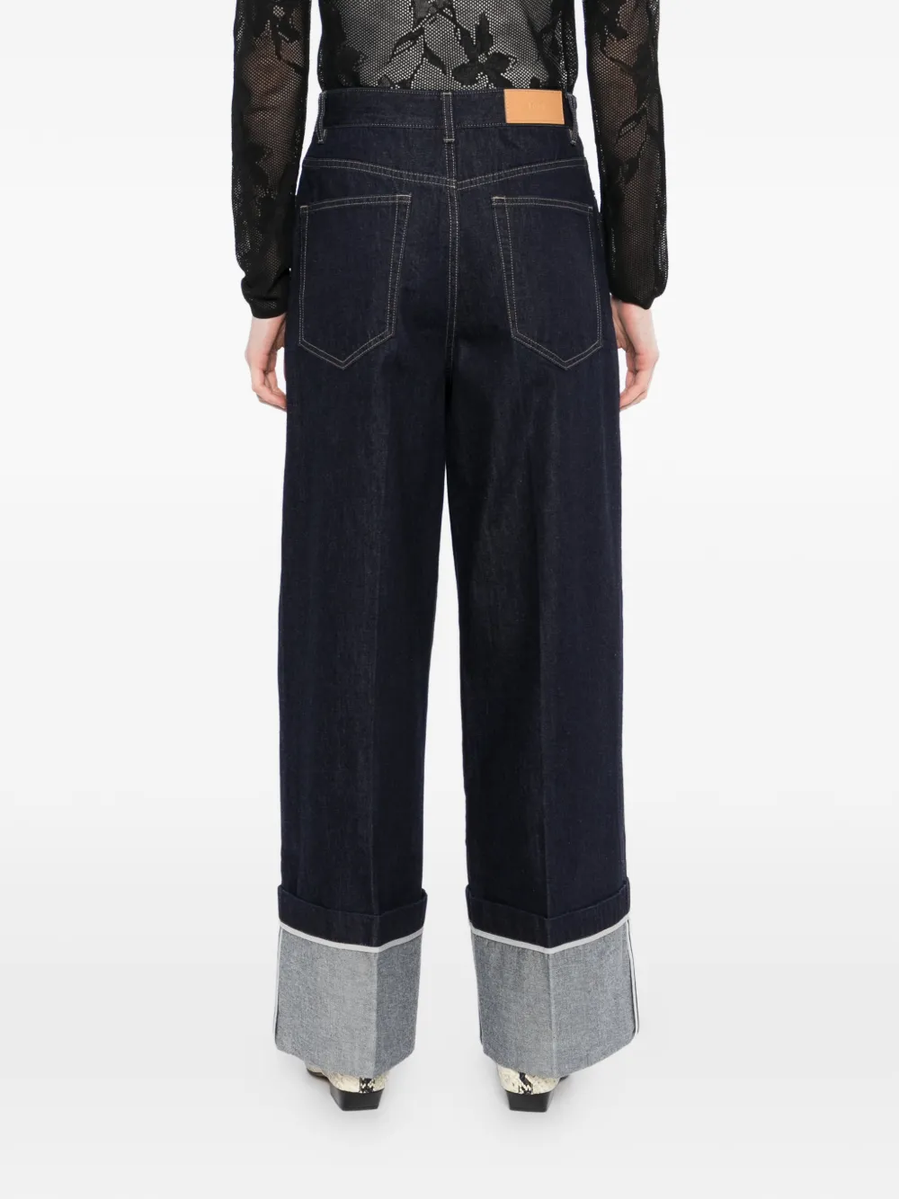 LESS Straight jeans Blauw