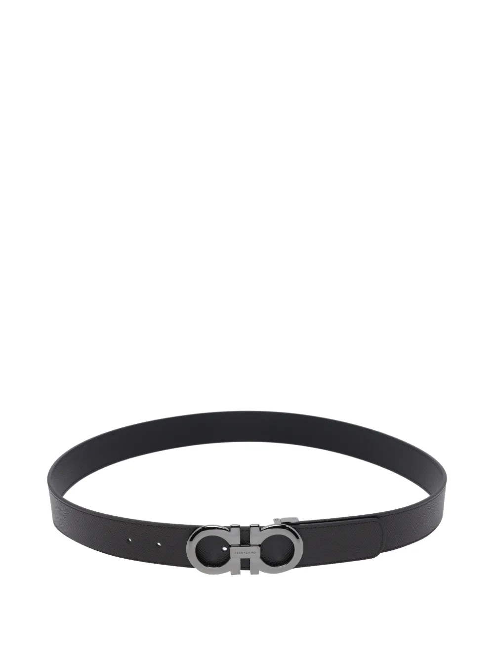 Ferragamo Gancini reversible belt - Nero