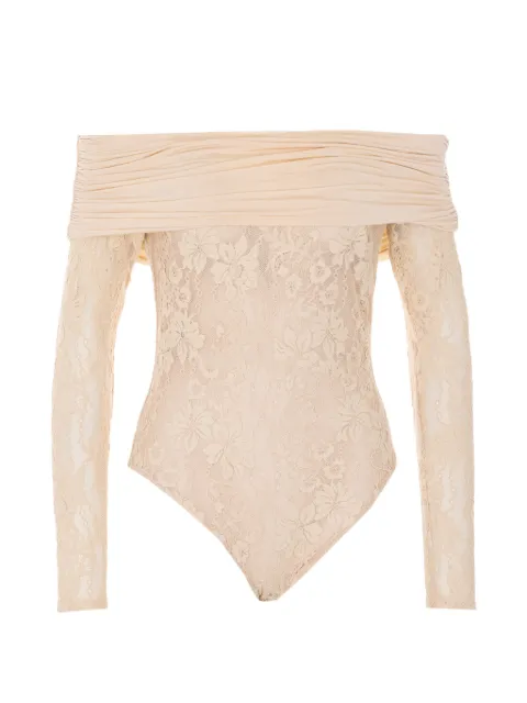 ZIMMERMANN drape lace bodysuit