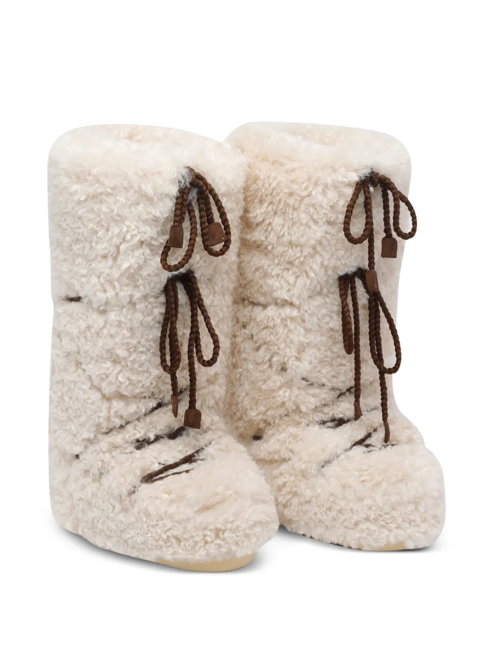 Moon Boot Icon laarzen met ronde neus Beige