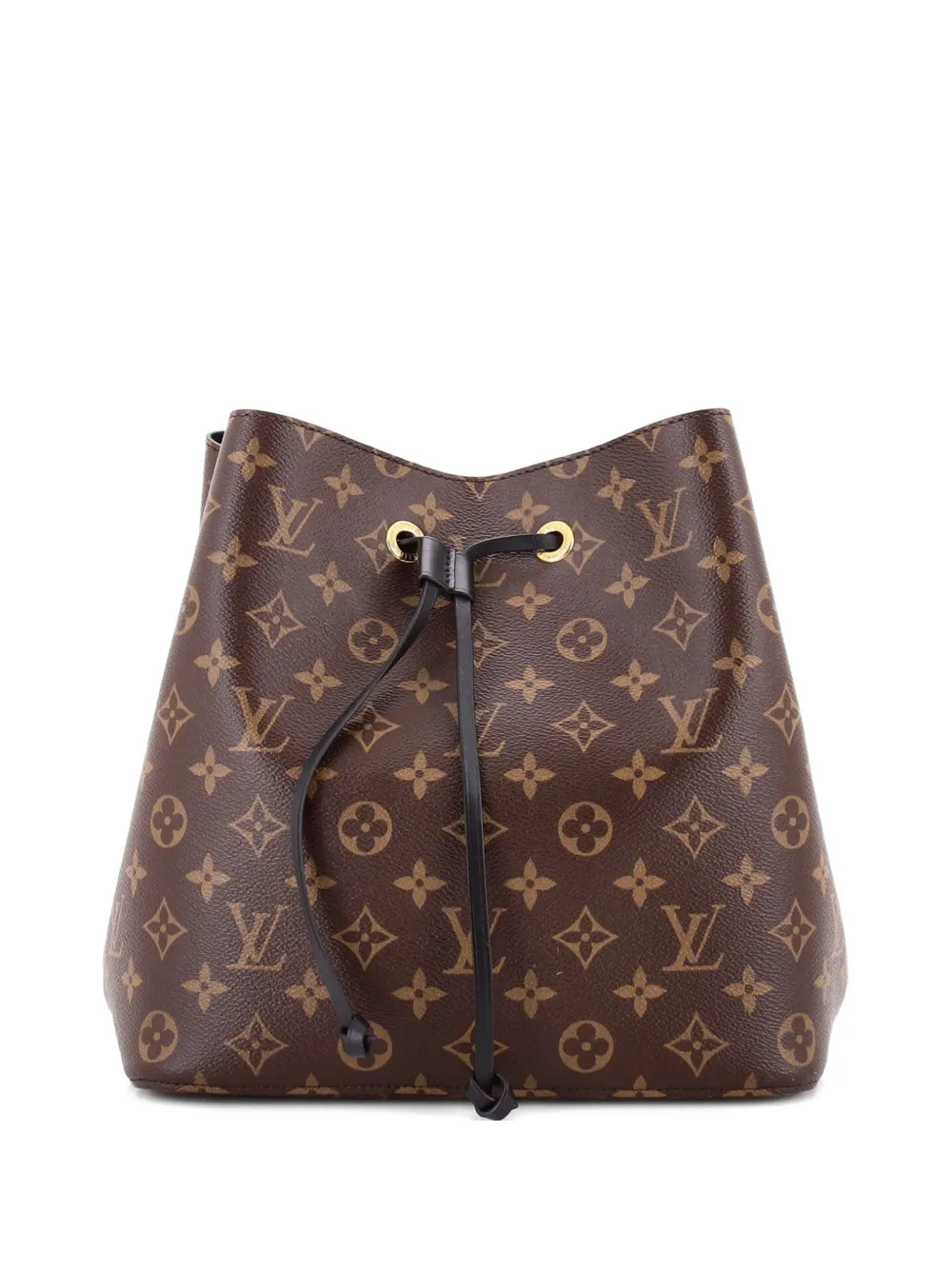 Louis Vuitton Pre-Owned NeoNoe Handbag Monogram Canvas with Leather MM bucket bag - Marrone