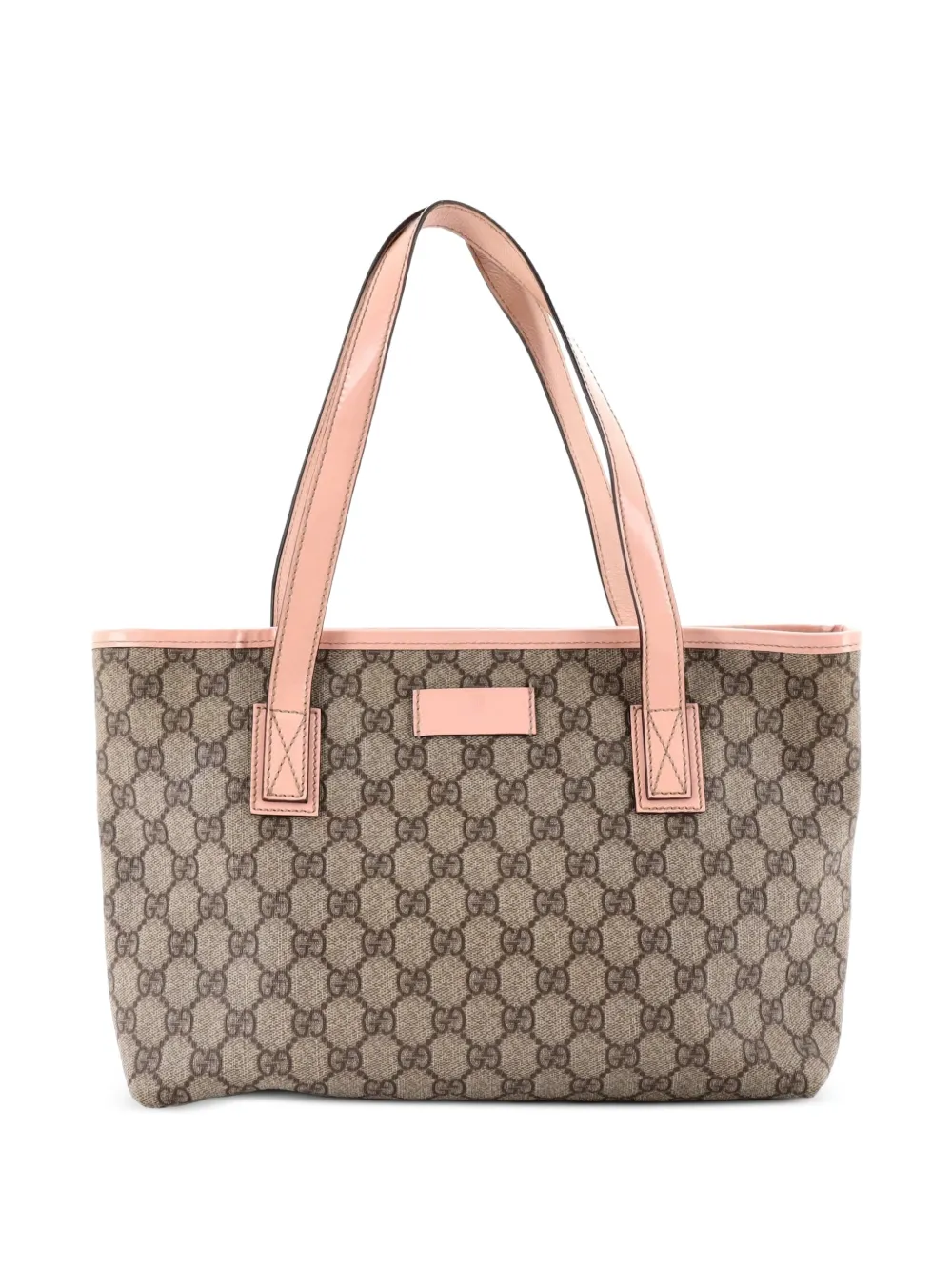 Gucci Pre-Owned Plus GG Coated Canvas with Leather Small tote bag - Marrone