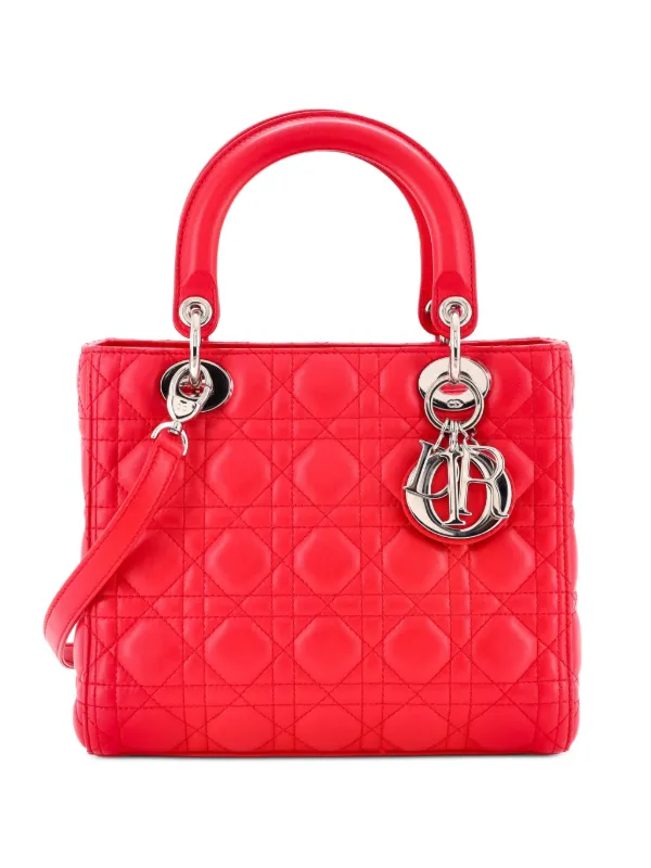 Christian Dior Pre-Owned レディ ディオール バッグ カナージュ
