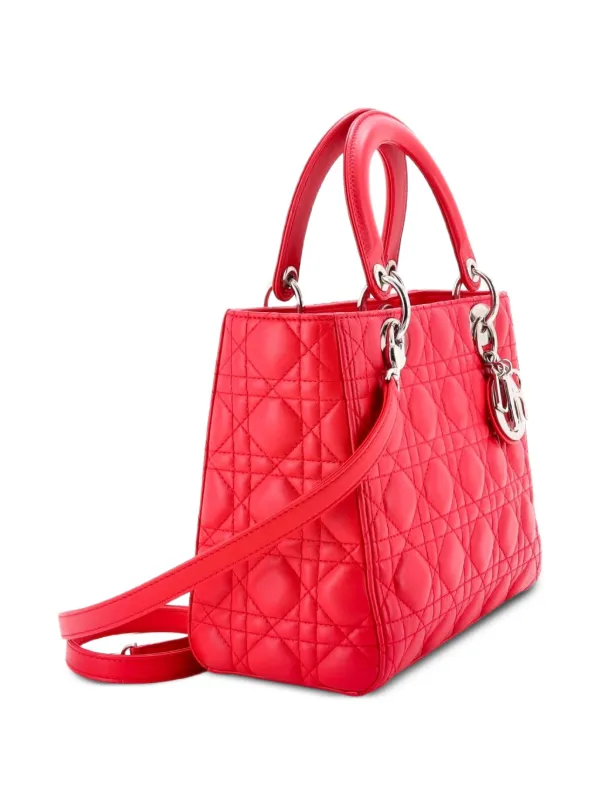 Christian Dior Pre-Owned レディ ディオール バッグ カナージュ