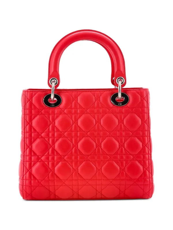Christian Dior Pre-Owned レディ ディオール バッグ カナージュ