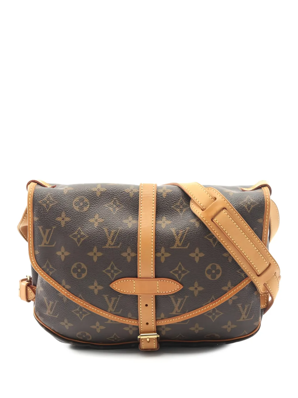 Louis Vuitton Pre-Owned 2007 30 Saumur shoulder bag - Marrone