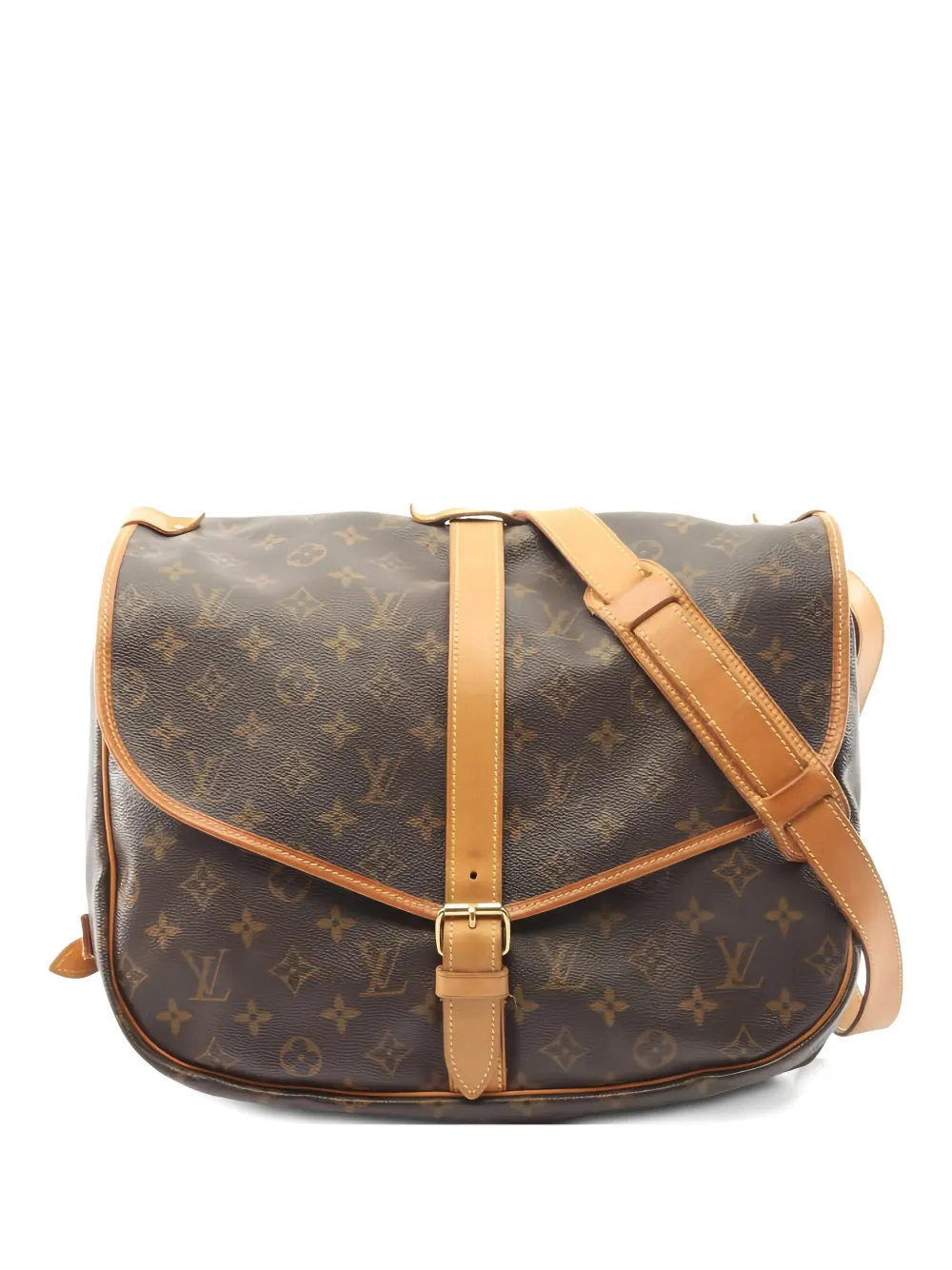 Louis Vuitton Pre-Owned 1999 35 Saumur monogram shoulder bag - Marrone