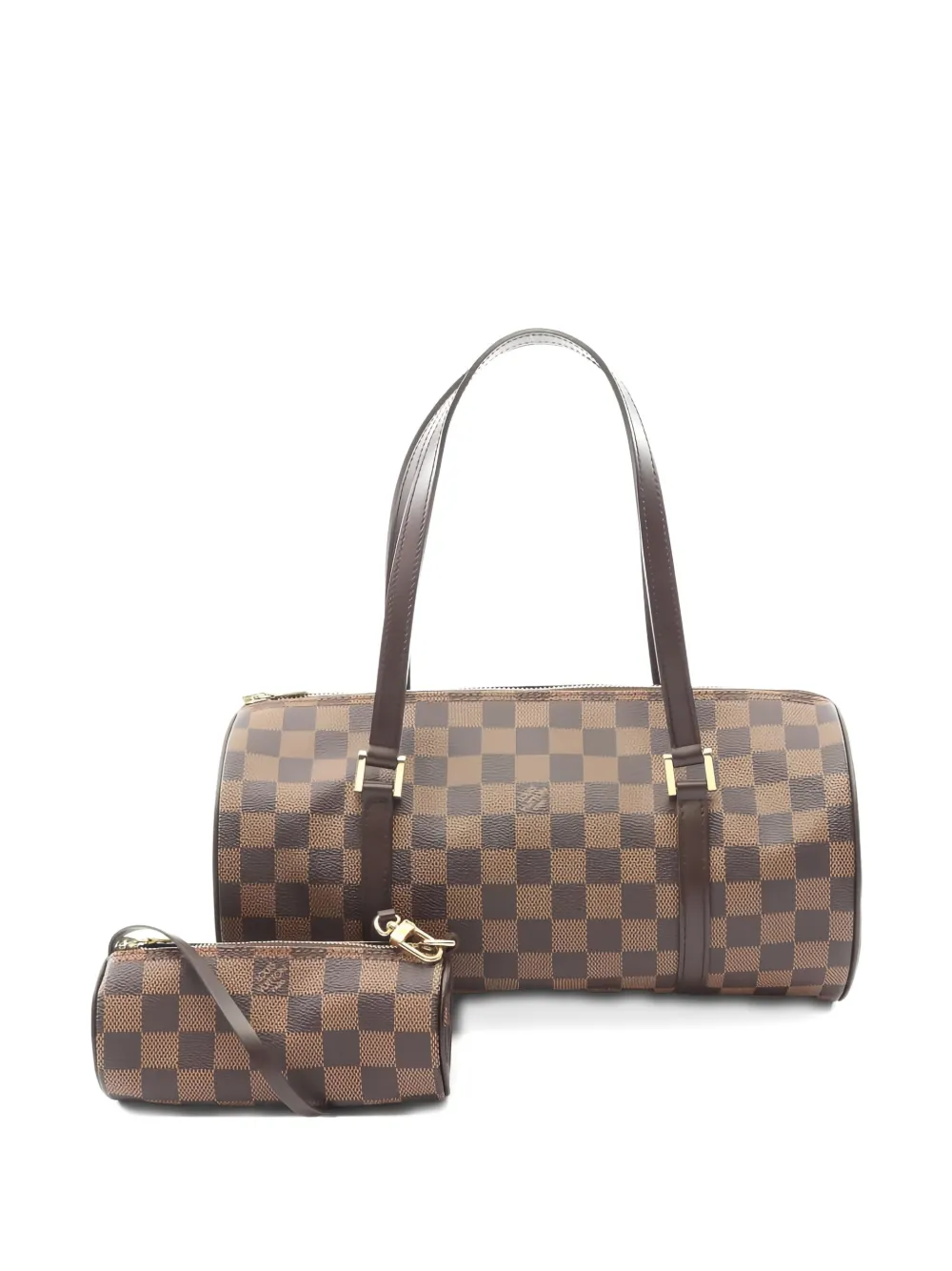 Louis Vuitton Pre-Owned 2004 30 Papillon Damier barrel tote bag - Marrone