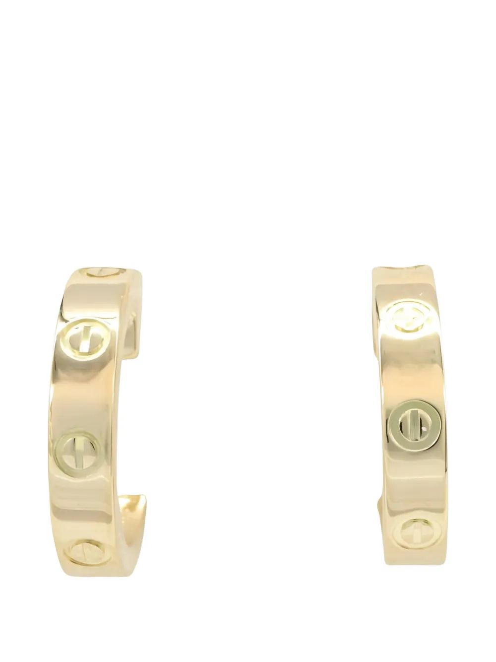 Cartier 2010s mini Love motif earrings - Oro