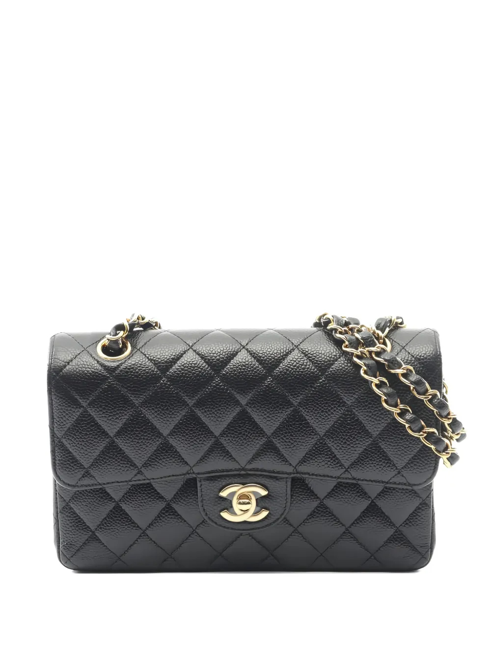 CHANEL Pre-Owned 2021 Matelassé chain shoulder bag - Nero