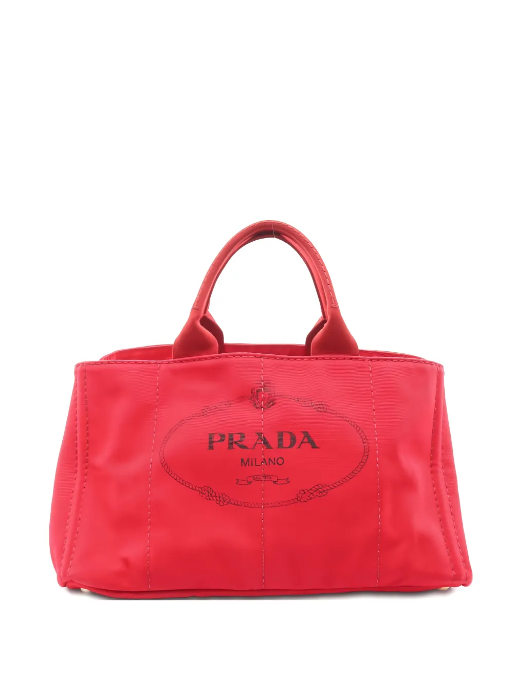 Prada Pre-Owned 2000s Canapa canvas tote bag - Rosso