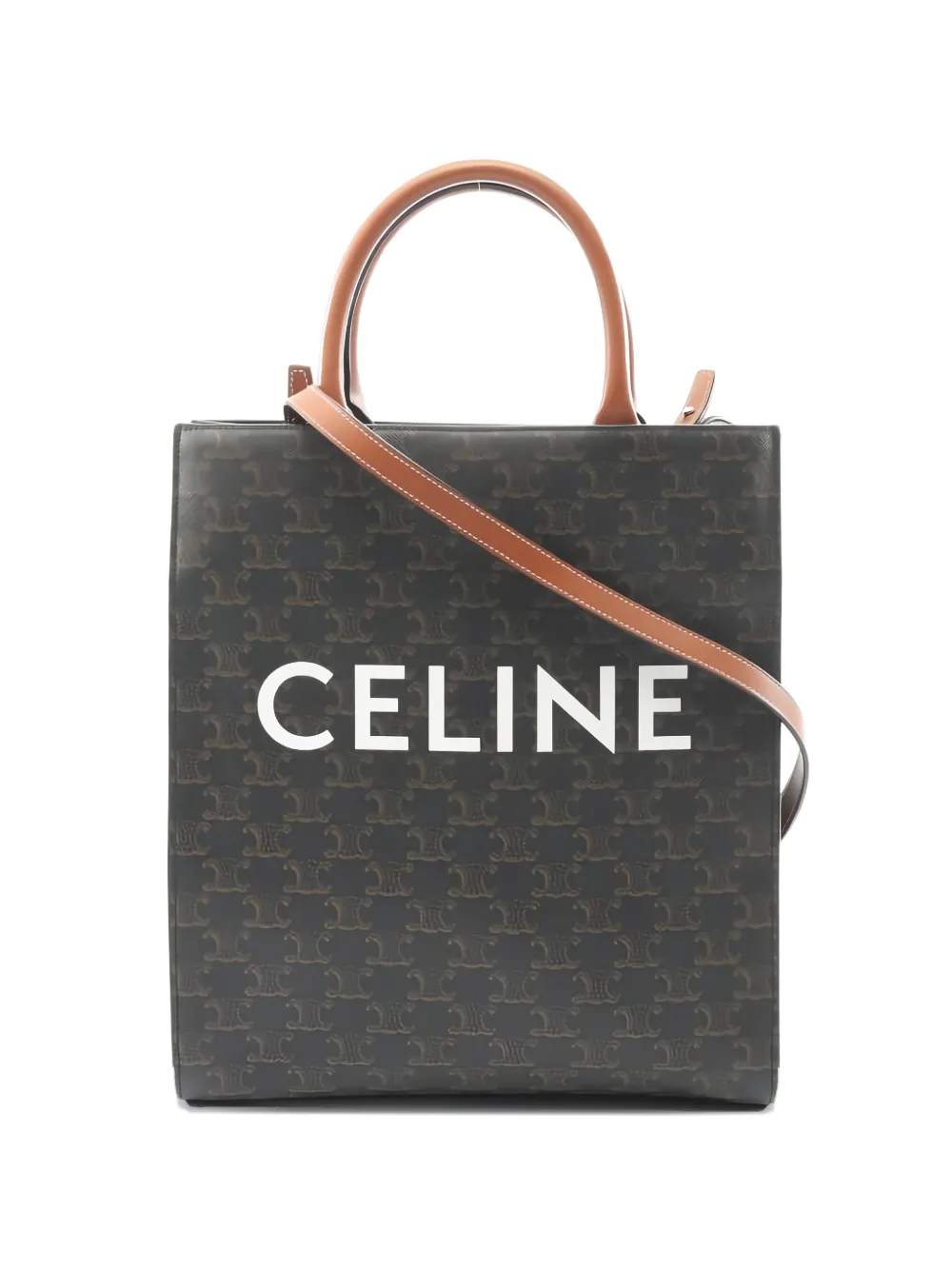 Celine Pre-Owned Triomphe vertical tote bag - Nero
