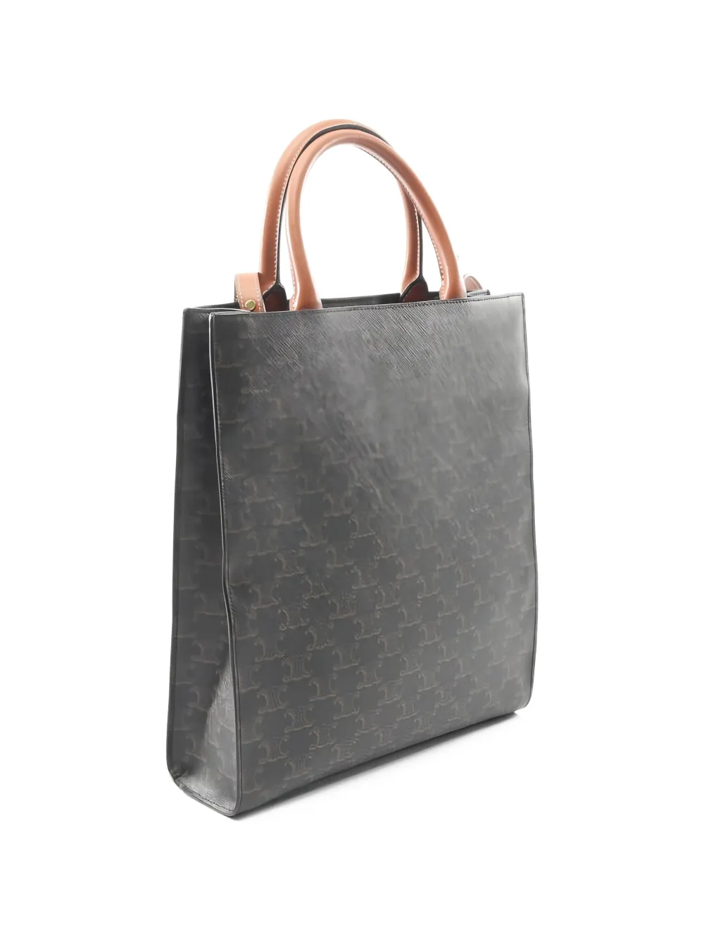  Celine Pre-owned Triomphe Vertical Tote Bag - Black 