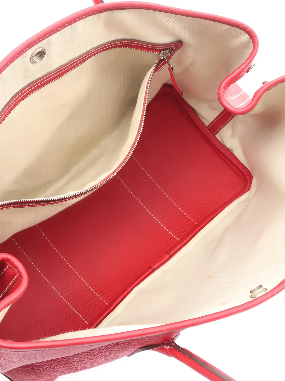 2012 Pm Garden Party Leather Tote Bag