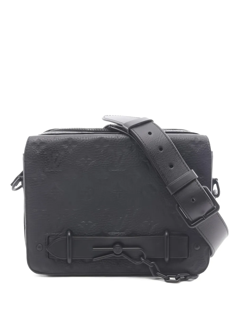 Louis Vuitton Pre-Owned 2010s Monogram leather messenger bag - Nero