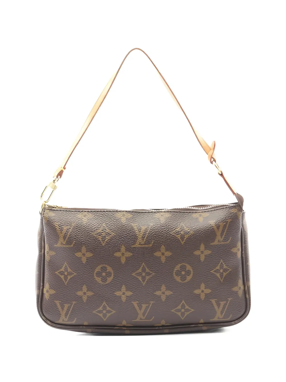 Louis Vuitton Pre-Owned 2005 Pochette monogram-canvas shoulder bag - Marrone