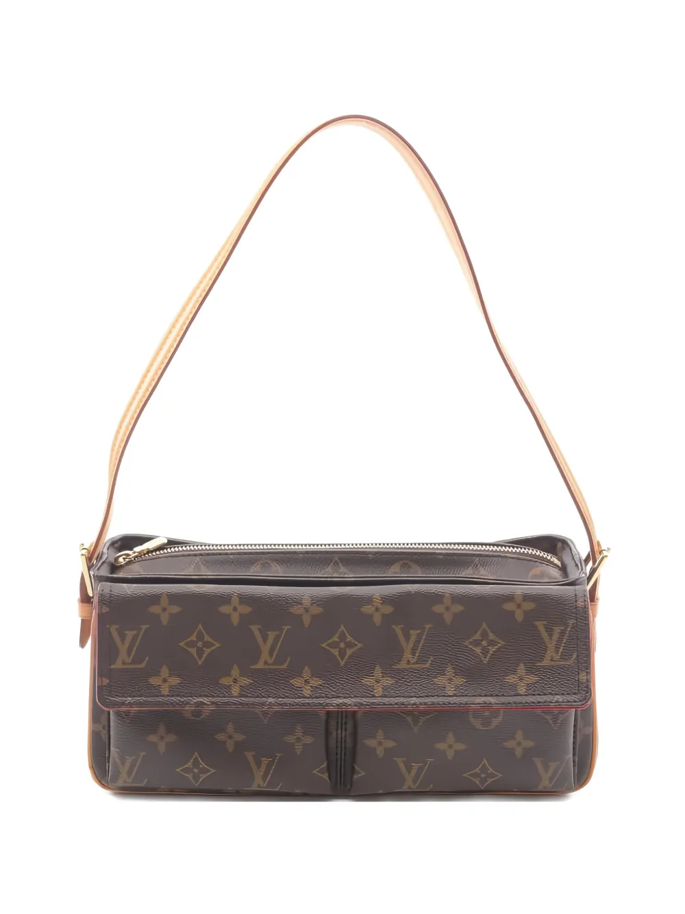 Louis Vuitton Pre-Owned monogram-pattern shoulder bag - Marrone