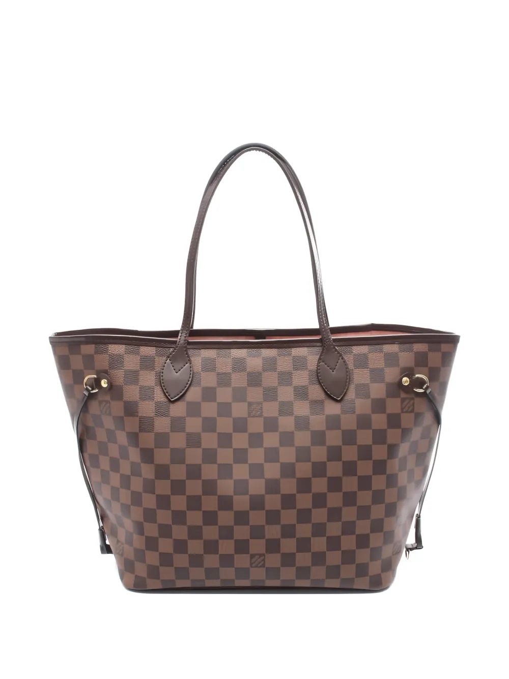 Louis Vuitton Pre-Owned 2018 MM Neverfull Damier checkered shoulder bag - Marrone