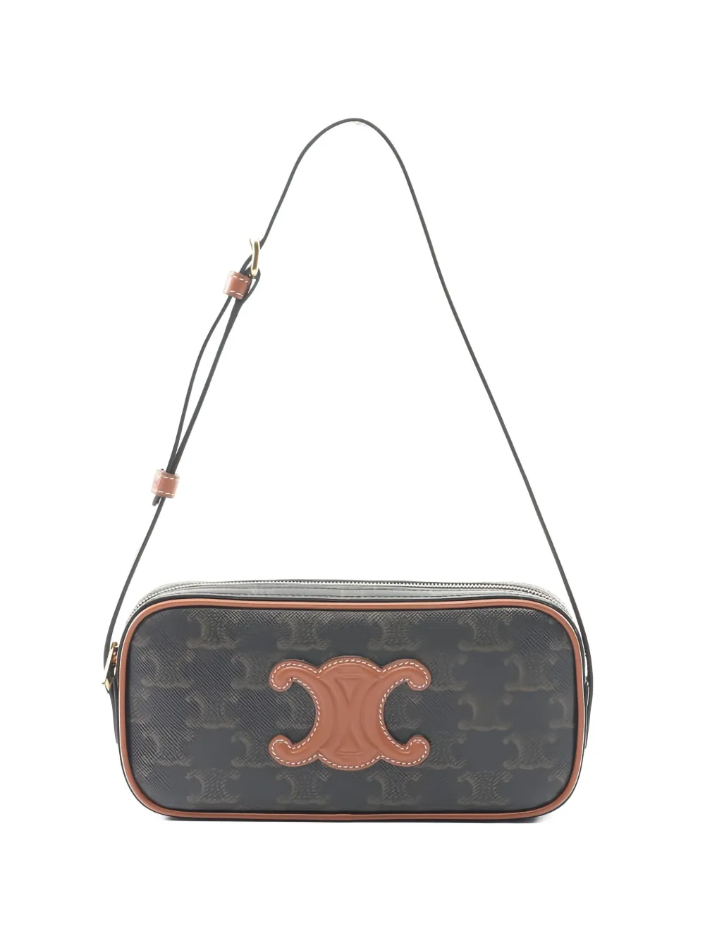 Celine Pre-Owned 2010s Triomphe mini bag - Nero