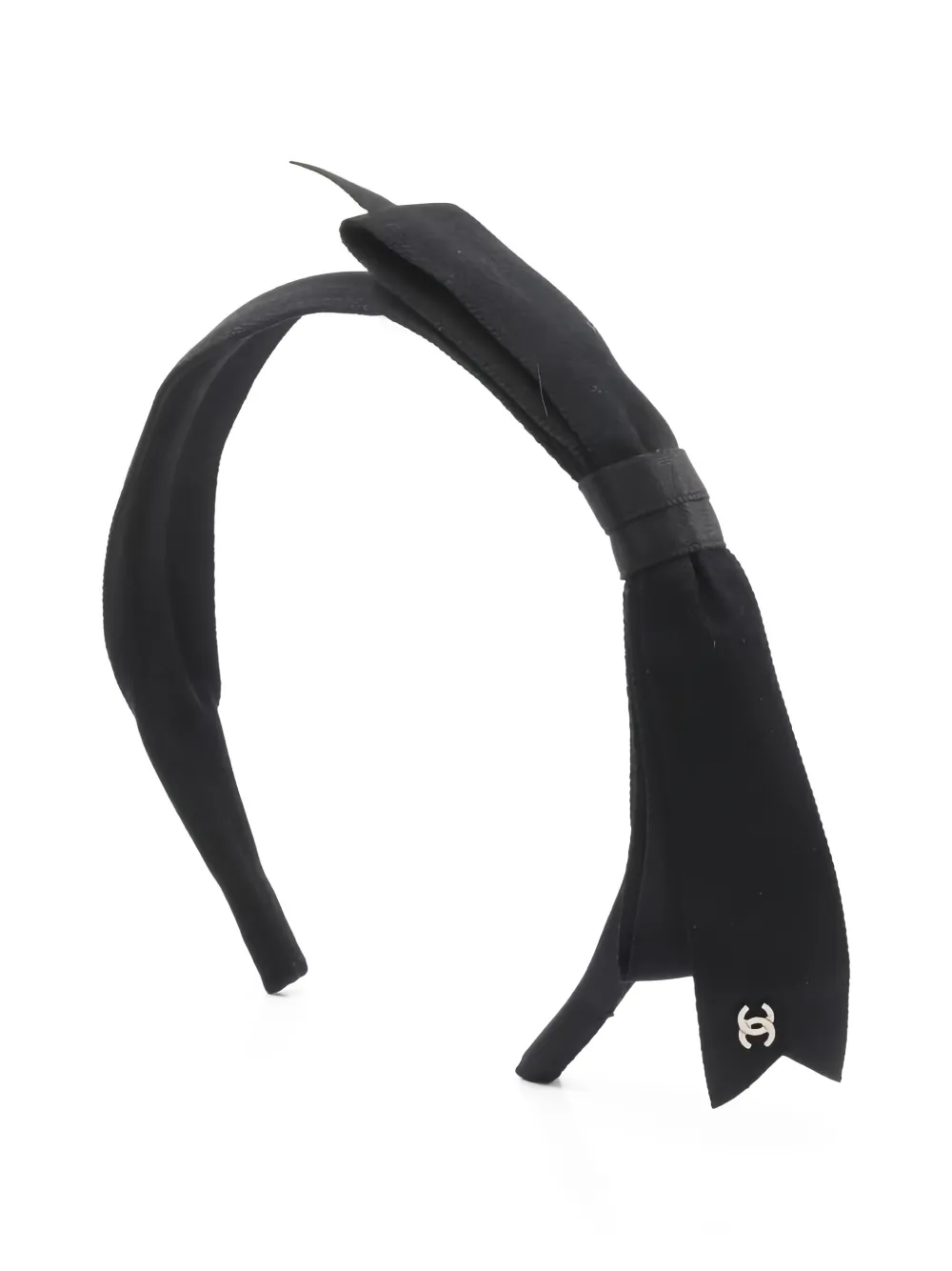 CHANEL Pre-Owned 1986-1988 CC-logo headband – Black
