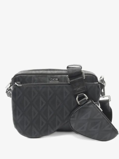 Christian Dior Pre-Owned 2010s CD-logo diamond shoulder bag