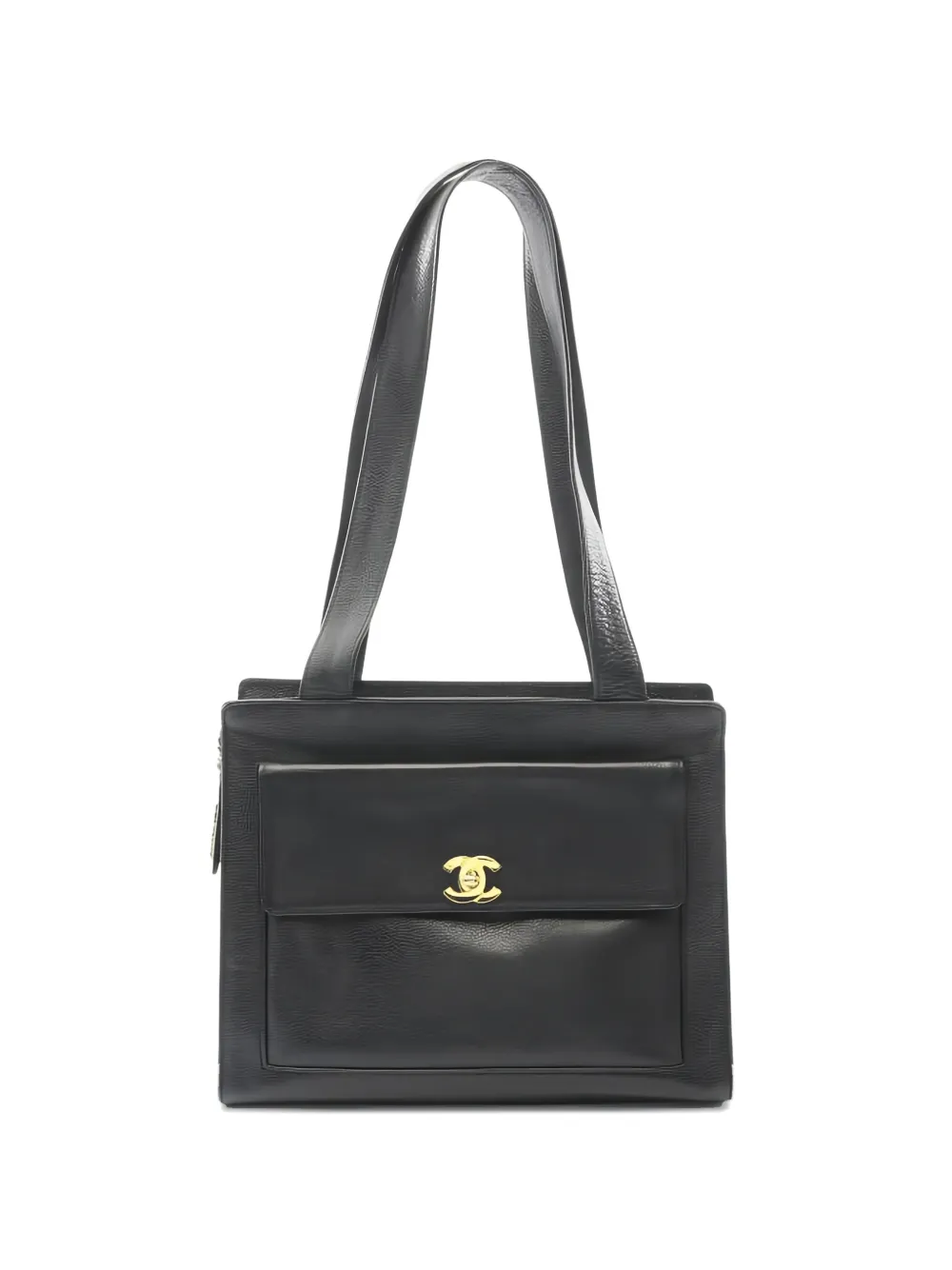 CHANEL Pre-Owned 1996-1997 coco-mark tote bag - Schwarz