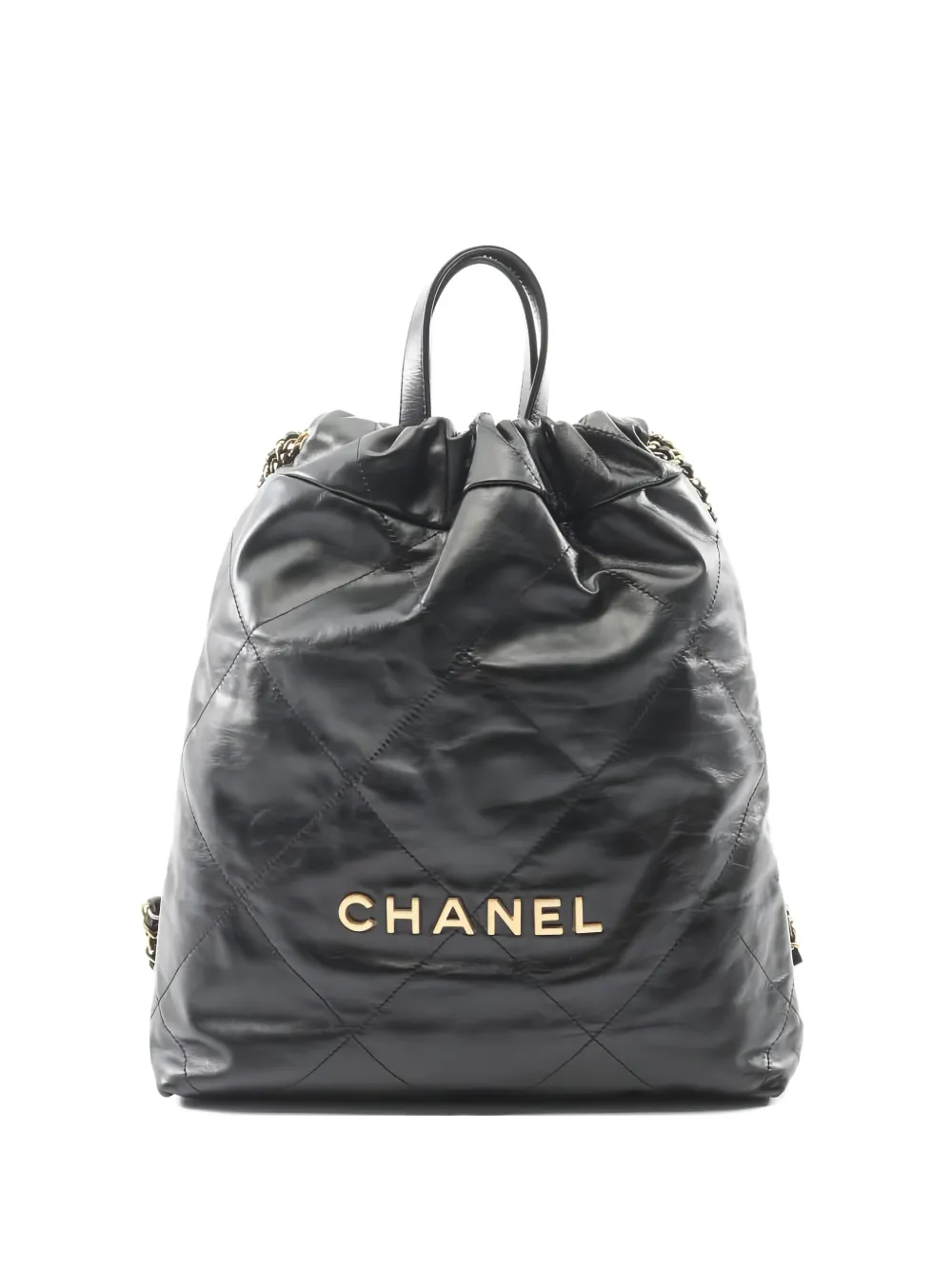 CHANEL Pre-Owned 2021 small Chanel 22 backpack - Nero