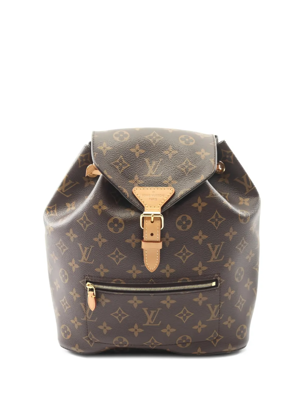 Louis Vuitton Pre-Owned 2017 Monsouris monogram backpack - Marrone